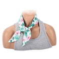 thumbnail image 3 of Unique Bargains 1 Pc Headband Patterns Satin Hairband for Women Pink Green, 3 of 6