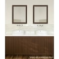 thumbnail image 6 of DesignOvation - Beatrice Framed Decorative Rectangle Wall Mirror, 27 x 39, Walnut Brown, 6 of 6