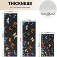thumbnail image 4 of Black Blue Orange Butterfly Pattern Kitchen Rugs Sets Of 3,Kitchen Runner Rugs Non Skid Washable,Decorative Kitchen Floor Mats for Kitchen,Sink,Laundry,17"x30"+ 17"x47" + 17"x59", 4 of 6