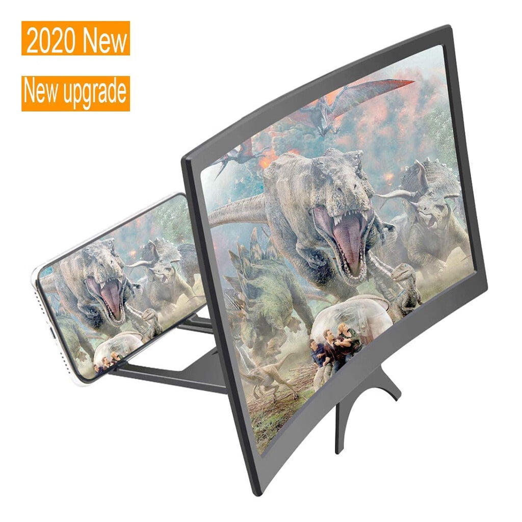 Curved Screen Magnifier 12’’ Lightest 3D Magnifier Projector Screen