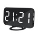 thumbnail image 5 of Despertador Led De 6,5 Pulgadas Con Puertos Usb Duales, Reloj De Espejo Multifuncional Regulable Para Oficina En Casa Serendint HA017565-00, 5 of 5