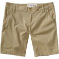 thumbnail image 1 of Aeropostale Womens Flat Front Casual Bermuda Shorts, Marrón, 13/14, 1 of 1
