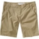 thumbnail image 1 of Aeropostale - Bermudas informales con frente plano para mujer, marrón, 11/12, 1 of 1