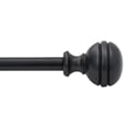 thumbnail image 3 of UTOPIA ALLEY Wall Mounted 5/8 Inch Curtain Rod - Curtain Rods For Windows 28 to 48 Inch, Adjustable Drapery Rods, Black Curtain Rods, Bedroom Curtain Rods, Tapestry Poles (Black, 28"-48"), 3 of 9