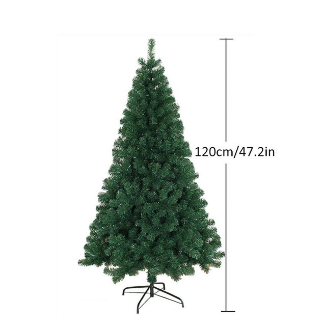 Artificial Christmas Tree With Foldable Stable Metal Stand, Premium Green Artificial Christmas Tree For Home, Office And Christmas Party Decoration, Christmas Supplies