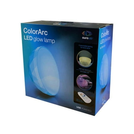 

Kole Imports HD204-2 Tzumi Aura LED Color Arc Glow Lamp with Remote - Pack of 2