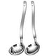 thumbnail image 1 of 1 juego de cucharas de sopa de acero inoxidable, colador ranurado, cucharón de sopa de metal, colador, cucharón, 1 of 8
