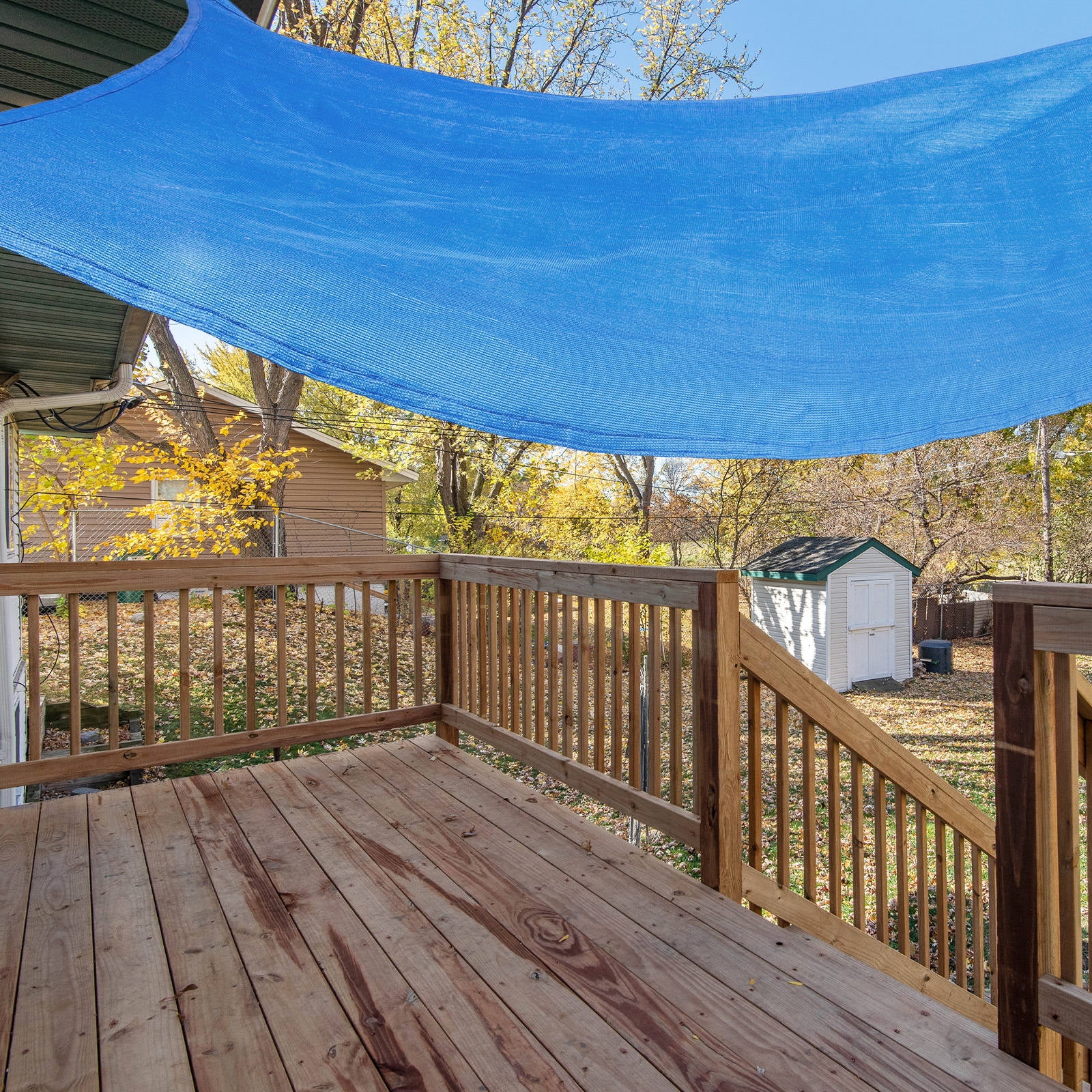 ELAYARD HDPE Sun Shade Cloth for Garden and Patio, Metal Frame Outdoor Sunscreen Cover
