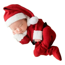 Musuos Infant Toddler Newborn Santa Claus Christmas Costume 4PCS Xmas Outfits Sets for Kids Walmart