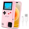 thumbnail image 1 of Funda de consola de juegos para iPhone, funda protectora retro con autoalimentación con 36 juegos pequeños, pantalla a todo color, funda de videojuego a prueba de golpes para iPhone 12p, 1 of 3