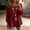 Wine plus size fall tunic tops a1, variant on thefmos Women Plus Size Fall Round Neck Long Sleeve Tunic Tops Solid Boho Casual Pullover Blouses Loose Flowy Shirts for Curvy Women Vacation Outfits, Light Blue M