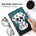 thumbnail image 3 of Allytech Case Comaptible with Lenovo Tab M10 HD 2nd Gen TB-X306X / Smart Tab M10 HD 2nd Gen TB-X306F, PU Slim Shell Shockproof Back Multi Angle Stand Cover Case with Auto Wake/Sleep, Dog, 3 of 6