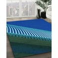 thumbnail image 2 of Ahgly Company Indoor Rectangle Patterned Blueberry Blue Area Rugs, 3' x 5', 2 of 6