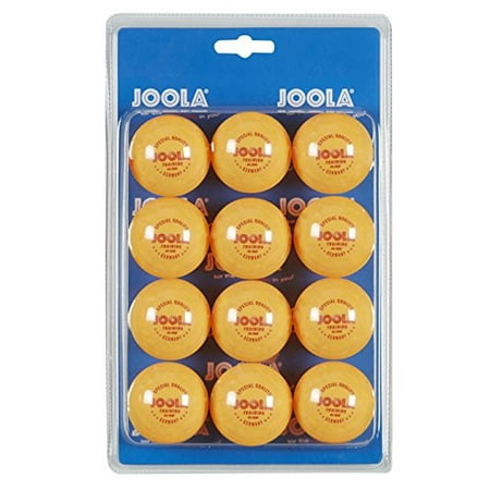 JOOLA 3-Star Table Tennis Training Balls, 40mm, Orange, 12ct Ping Pong