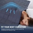 thumbnail image 7 of Wegoodlder Weighted Blanket for Adults Queen Size Breathable Microfiber Material Heavy Blanket with Glass Beads ( 48" x 72", 12 lbs), 7 of 7