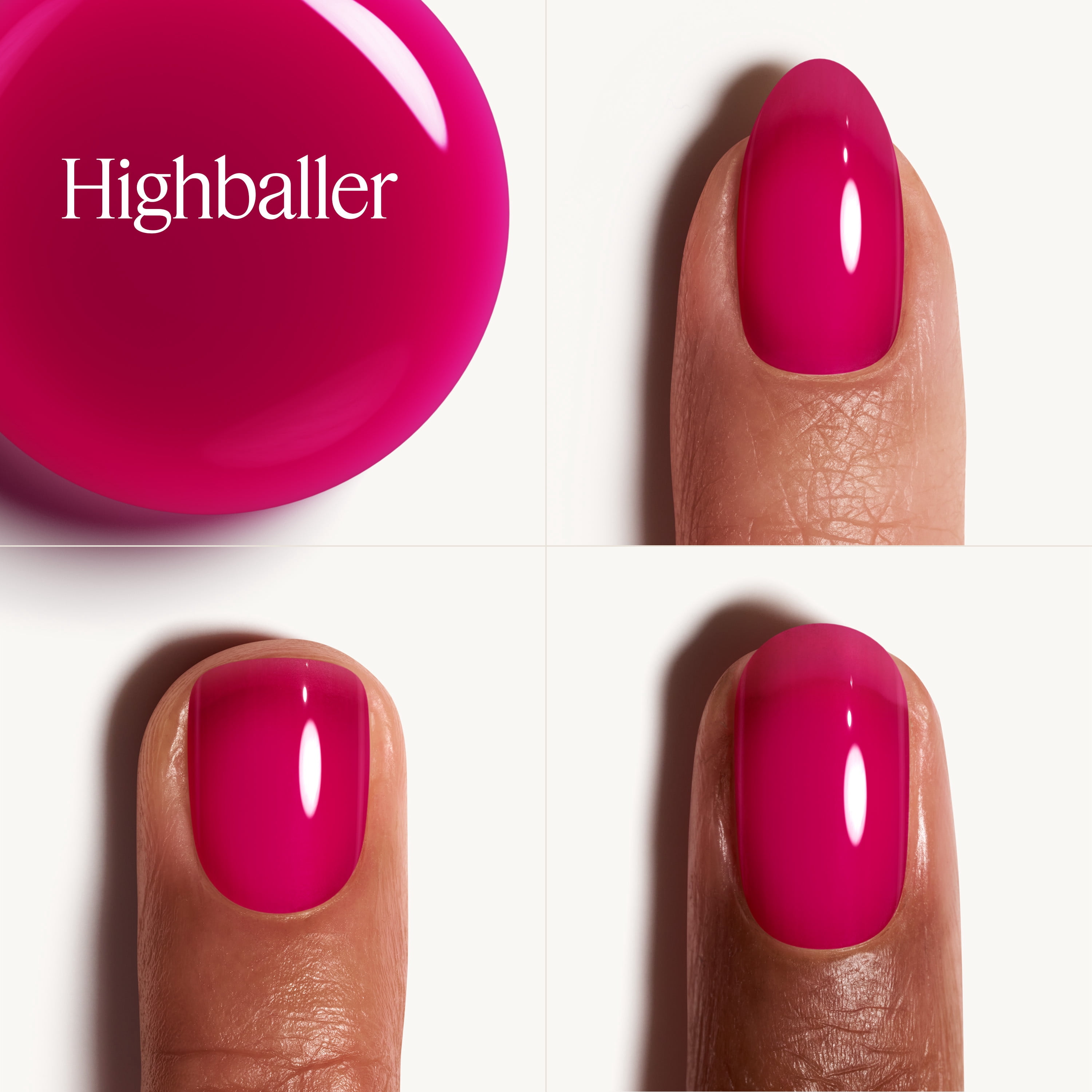 essie Nail Art Studio essie Glass Nails, Nail Polish, Fuschsia, Highballer, 0.46 fl oz