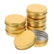 thumbnail image 4 of Cajas de almacenamiento de velas de cosméticos de 6pcs Caja de almacenamiento de aluminio de té con forma redonda, 4 of 5