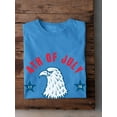 thumbnail image 3 of 4Th Of July Proud Eagle T-Shirt Men -Image by Shutterstock, Male Large, 3 of 4
