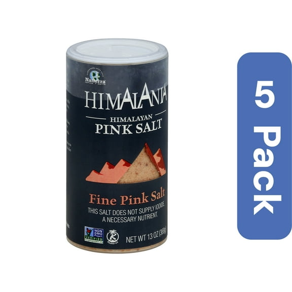 Natierra Pink Himalayan Salt Shaker 13 oz (Pack Of 5)