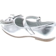 thumbnail image 3 of Jelly Beans YOYOMA Toddlers Little Girls Glitter Bow Ballerina Falt Shoes, 3 of 4