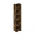 thumbnail image 2 of Furinno Pasir 5-Tier Open Shelf Bookcase in Amber Pine, 2 of 6