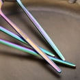 thumbnail image 7 of Matt Rainbow Dinner Forks 6 Piece, Stainless Steel 8.4'' Forks Silverware Set, Dessert Forks, Table Forks, Salad Forks for Home, Kitchen or Restaurant, Dishwasher Safe, 7 of 7