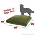 thumbnail image 3 of Majestic Pet | Villa Velvet Rectangle Pet Bed For Dogs, Removable Cover, Fern, Large, 3 of 6