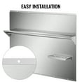 thumbnail image 4 of VEVOR Stainless Steel Range Backsplash with Built-in Storage Shelf 29.5 x 29.5 inch, 4 of 9