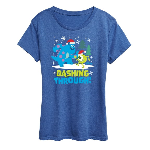 Monsters Inc - Dashing Through - Women's Short Sleeve Graphic T-Shirt