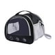thumbnail image 3 of Bolsa de transporte para hámster, de malla transpirable, ligera, con cierre de cremallera, portátil Negro, 3 of 9