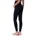 thumbnail image 4 of Leggins de maternidad POSHDIVAH sobre el vientre negros talla L, 4 of 7