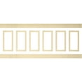 thumbnail image 6 of Ekena millwork 94 1/2"L (Adjustable 40"H to 44"H) Ashford Square Panel Traditional Wainscot Paneling Kit, 6 of 10