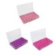thumbnail image 4 of Wosthever Caja de joyería Contenedor de cuentas de plástico 56/28 Rejillas Collar de pendientes Caja organizadora de accesorios de joyería Suministros de limpieza para el hogar rosado, 4 of 6