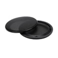 thumbnail image 3 of Cubierta protectora para altavoz de 4 pulgadas, decoración de altavoz (negro + negro), 2 uds., 3 of 8
