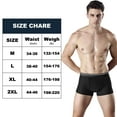 thumbnail image 5 of Htwon Men's Underwear Boxer Brief Seamless Underwear Trunks Soft Thin Underpants(1 Pack, Black, XL), 5 of 19