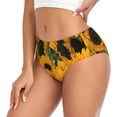 thumbnail image 2 of Balery Sunflowers 7 Ropa Interior de Algodón para Mujer con Dibujo – Braguitas Cómodas y Elásticas, Estilo Clásico-Medium, 2 of 6
