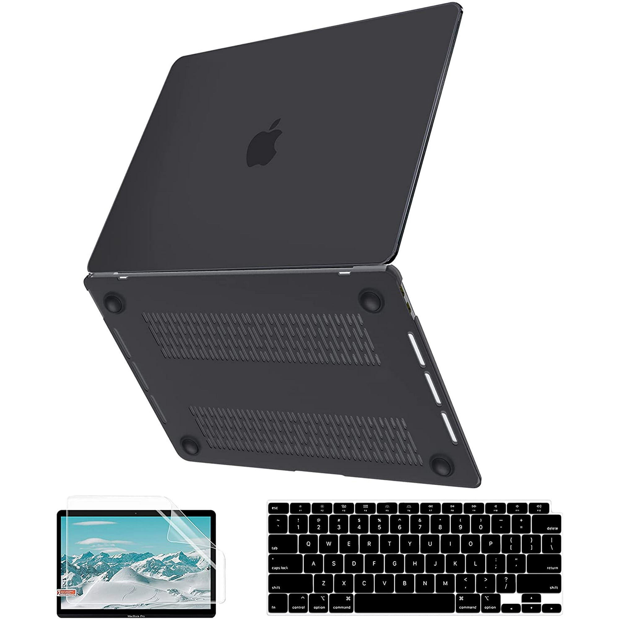 IBAOLE Compatible with MacBook Air 13 Inch Case 2021 2020 2019 2018 Release M1 A2337 A2179 A1932 Touch ID Protective Hard Shell Case 2 Keyboard