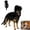 Black, variant on Dog Dinosaur Costume, Glow in Dark Skeleton Halloween Costume for Dogs, Large Dog Costumes, Soft Plush T-Rex Pet Outfit (Green, 35.4in)
