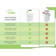 thumbnail image 5 of Clean Cubes 13-Gallon Pop-Up Trash Bins, 3-Pack, White – Disposable, Collapsible, with Fitted Trash Bags, 5 of 7