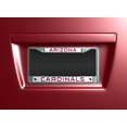 thumbnail image 4 of Arizona Cardinals Chrome License Plate Frame, 4 of 4