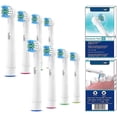 thumbnail image 1 of Replacement Brush Heads Compatible with Oral b Electric Toothbrush Heads, 8 Precision Replacement Brush Heads,, 1 of 5