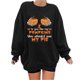 thumbnail image 2 of Moda mujer estampado cuello redondo pulóver Tops manga larga cómoda blusa sudadera Fridja  fjkfkj6006, 2 of 3