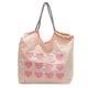 thumbnail image 5 of Bolso Comestibles Hombro para Mujeres Patrón Corazón Tela Con Bolsillo Compras Interior Reutilizable, 5 of 9
