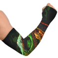 thumbnail image 2 of ALAZA Dinosaur with Fire UV Sun Protection Arm Sleeves UPF 50+ Compression Cooling Sleeve 1 Pair, 2 of 7