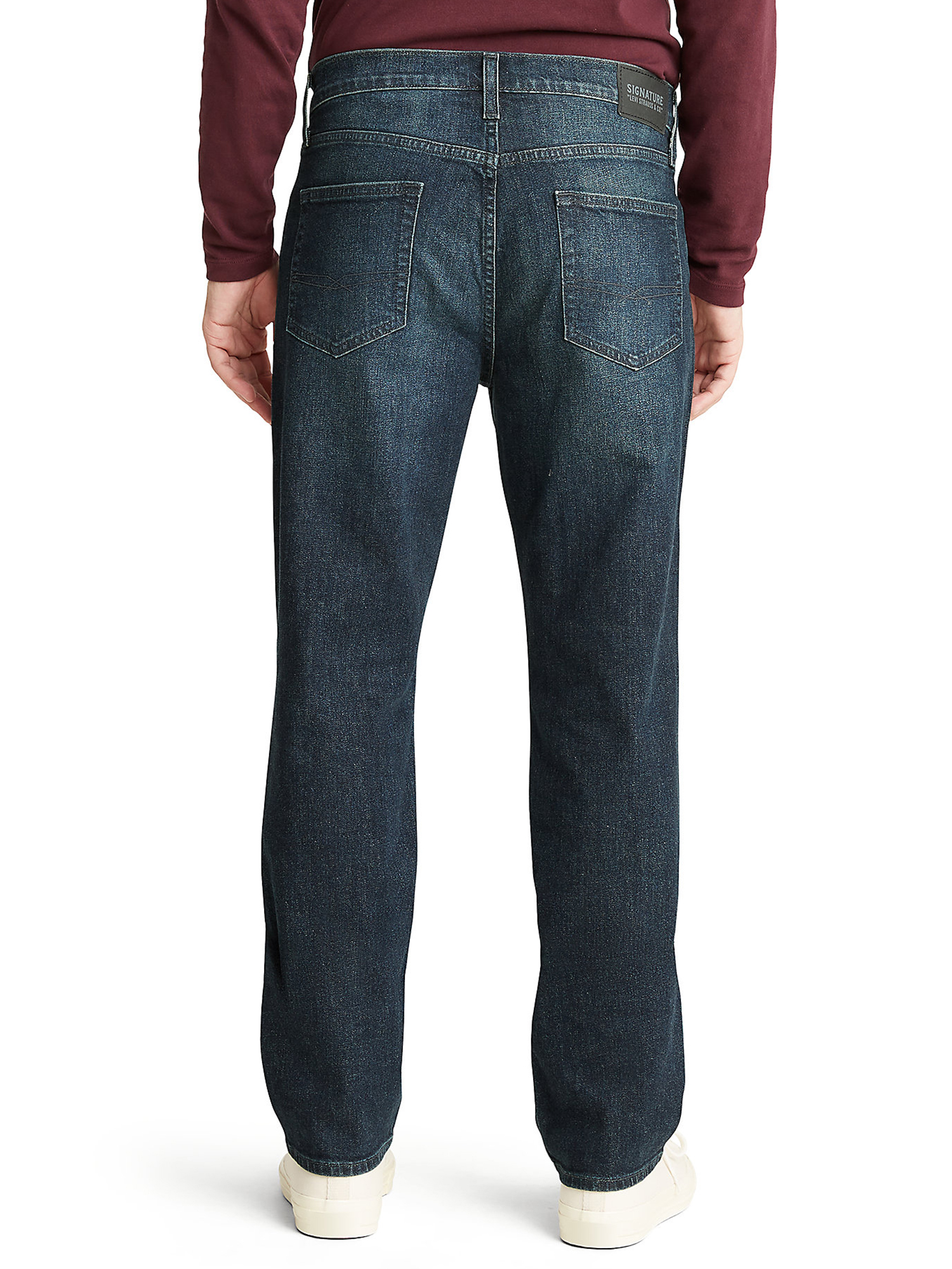 Signature by Levi Strauss & Co. Men's and Big and Tall Athletic Fit Jeans - image 2 of 7