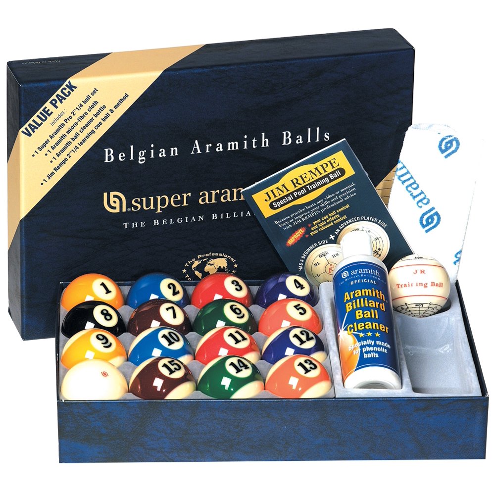 Aramith Belgian Billiard Balls Advantage Value Pack