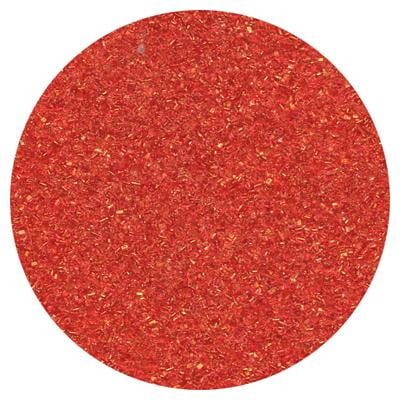 Coarse Sanding Sugar - Red Sanding Sugar 4 oz - National Cake Supply