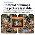 thumbnail image 5 of Mini Wearable Action Camera, 4K Ultra HD, WiFi, Flip-Out Screen, Magnetic Mount, Dual Battery, Rugged, Vlogging, Outdoor Adventures, Orange, 5 of 11