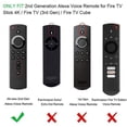 thumbnail image 3 of ALLTIMES Housse de Protection en Silicone pour Télécommande Amazon Fire TV Stick 4K, Housse Antidérapante pour Télécommande Fire Stick (Sans Télécommande), 3 of 8