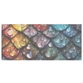 thumbnail image 2 of Water Droplets on Dragon Scales Acrylic Pencil Pen Holder Cup 4 Compartments Desktop Organiser 7.87"x2.78"x3.54", 2 of 7